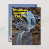 コロラドセブン滝ポストカード ポストカード (正面/裏面)