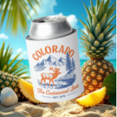 コロラドセンテニアル州1876エルクマウンテンズ 缶クーラー