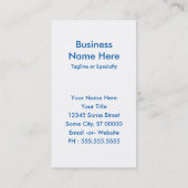 コロラドチルフェード 名刺 (裏面)