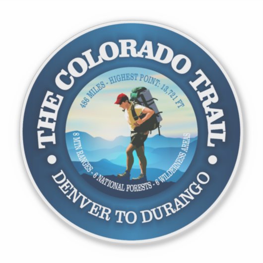 コロラドトレイル(C) シール (正面)