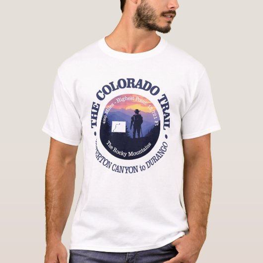 コロラドトレイル (rd2) tシャツ (正面)