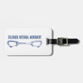 コロラドナショナルモニュメント登山クイックドロー ラゲッジタグ (正面横)