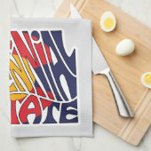 コロラドニックワードアート キッチンタオル (四つ折り)