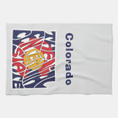 コロラドニックワードアート キッチンタオル (横)