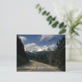 コロラドハガキからの挨拶 ポストカード (スタンド正面)