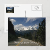 コロラドハガキからの挨拶 ポストカード (正面/裏面)