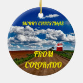 コロラドバケーションクリスマスオーナメント セラミックオーナメント (裏面)