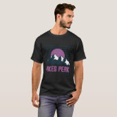 コロラドパイクスピーク山岳ハイキングアウトドア Tシャツ (正面フル)