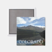 コロラドビューティフルマウンテンズ&セレーヌレイクマグネット マグネット (正面/裏面)