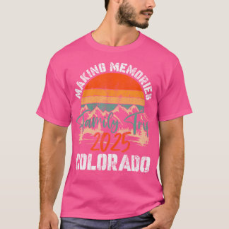 コロラドファミリートリップ2025マウンテンキャンピングのいとこ Tシャツ