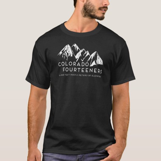 コロラドフォーティーンズロッキーマウンテン州ハイカーTr Tシャツ (正面)