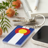 コロラドフラグ キーホルダー (正面右)