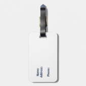 コロラドフラグsnowmobileカスタマイズ可能な荷物タグ ラゲッジタグ (裏面縦)