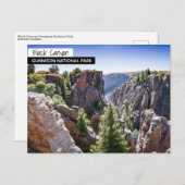 コロラドブラックキャニオン ポストカード (正面/裏面)