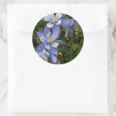 コロラドブルーオダマキ（植物）テルリドコロラド付近 ラウンドシール (バッグ)