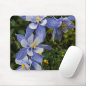 コロラドブルーオダマキ（植物）ニアテルリドコロラド マウスパッド (マウス)