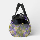 コロラドブルーオダマキ（植物）絵を描ズオリジナルアート ダッフルバッグ (右)