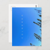 コロラドブルースカイ葉書 ポストカード (正面/裏面)