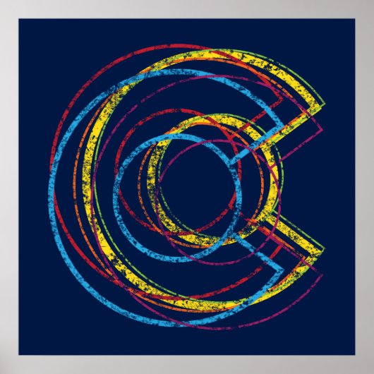 コロラドプライドぼやけ ポスター (正面)