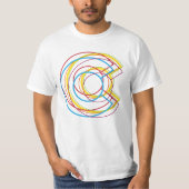 コロラドプライドぼやけ Tシャツ (正面)
