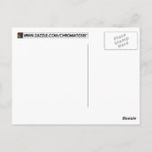 コロラドプライドストライプの.. ポストカード (裏面)