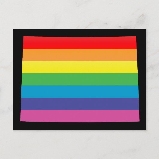 コロラドプライドストライプの.. ポストカード (正面)