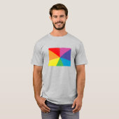 コロラドプライド。アングル付き Tシャツ (正面フル)