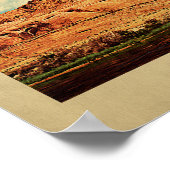 コロラドポスターヴィンテージ旅行アートコロラドリバー ポスター (角)