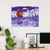 コロラドポスター ポスター (ホームオフィス)