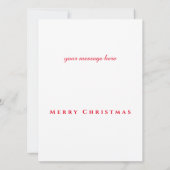 コロラドマウンテンとウィンタースノーカード 招待状 (裏面)