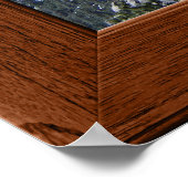 コロラドマウンテンと雪の偽の窓ビュー ポスター (角)