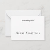 コロラドマウンテンウィンタースノー ノートカード (裏面)