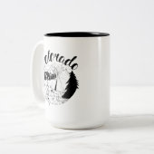 コロラドマウンテンズインクスケッチ ツートーンマグカップ (正面左)