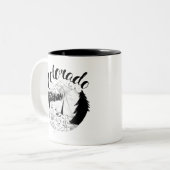 コロラドマウンテンズインクスケッチ ツートーンマグカップ (正面左)