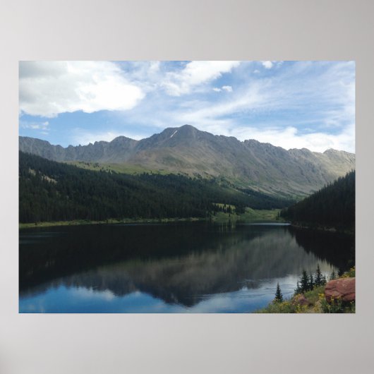 コロラドマウンテンズセーレーヌレイク&スカイポスター ポスター (正面)