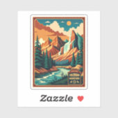 コロラドマウンテンズレトロカラー シール (シート)