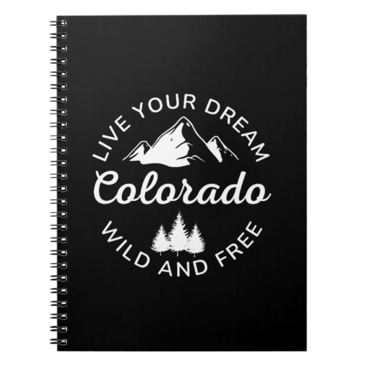 コロラドマウンテンズヴィンテージ ノートブック (正面)