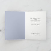 コロラドマウンテンビレッジでのクリスマス シーズンカード (内部)