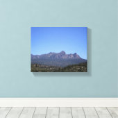 コロラドマウンテンランドスケープカラー8x10 キャンバスプリント (インサイチュ (ウッドフロア))