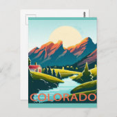 コロラドマウンテンランドスケープ国立公園 ポストカード (正面/裏面)