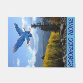 コロラドマウンテンワイルドライフナショナルパークイーグル ドアマット