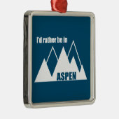 コロラドマウンテン《植物》アスペンに行きたい メタルオーナメント (右)