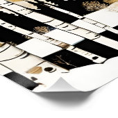 コロラドモダンマウンテンズレイクシーン ポスター (コーナー)