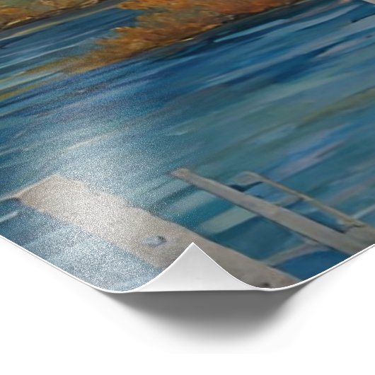 コロラドモダン《植物》アスペンズマウンテン秋ポスター フォトプリント (角)