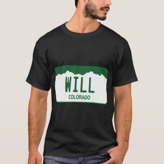 コロラドライセンスプレート – ウィル Tシャツ