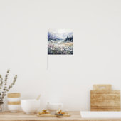 コロラドランドスケープのソフトカラーズアートポスター ポスター (キッチン)