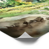 コロラドランドスケープアート ポスター (角)