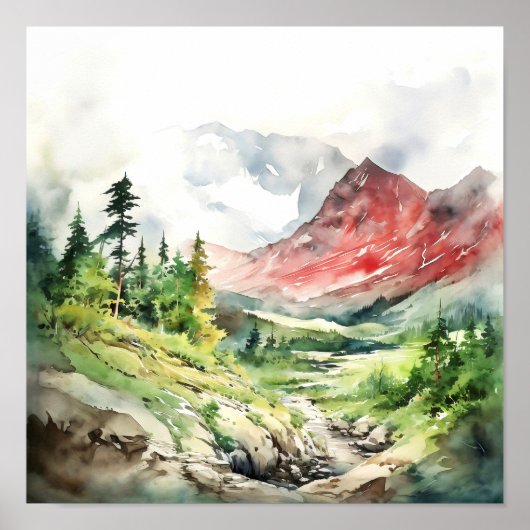 コロラドランドスケープアート ポスター (正面)