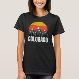 コロラドレトロサンセットTシャツ Tシャツ