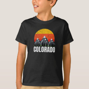 コロラドレトロサンマウンテン Tシャツ